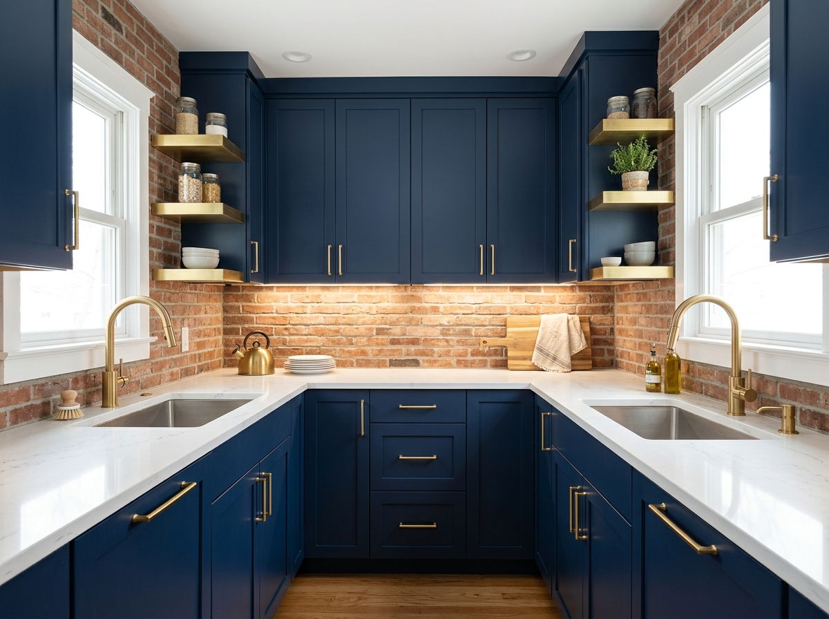 Kitchen Cabinets After Refinishing