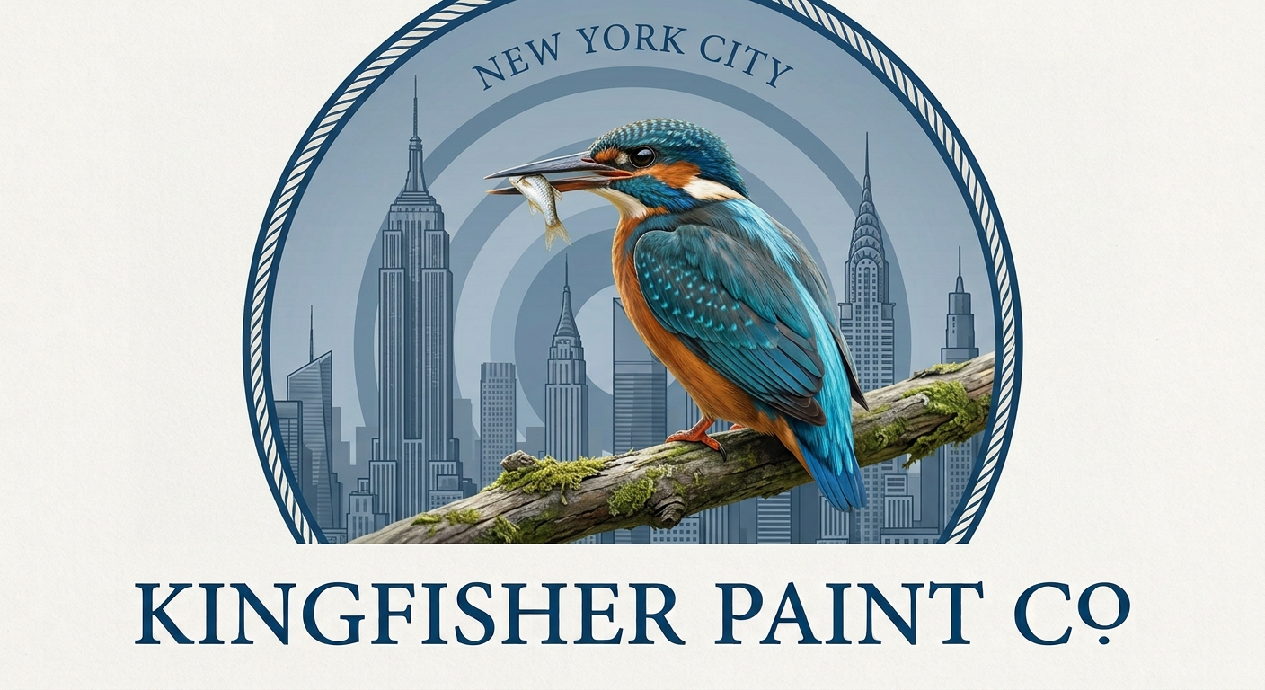 King Fisher Paint Co. Logo